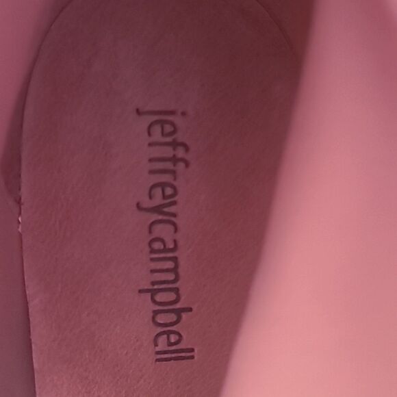 Jeffrey Campbell LA Siren Bootie Dark Rose Patent Ankle Boots Size 8.5 - Picture 15 of 16